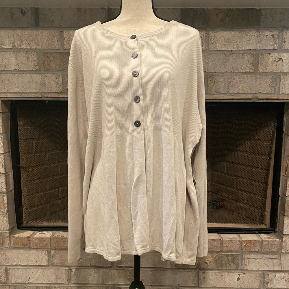 Womens Mountain Lake Beige Sweater